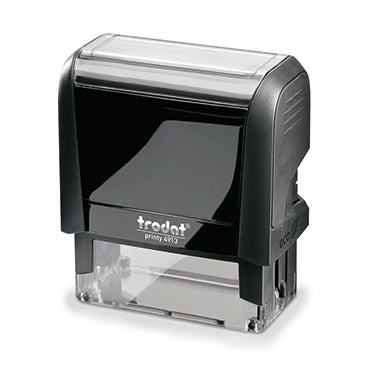 Trodat Selvfargende Printy 4913 | Tilpasset Gummistempel | Navn- og Adressestempel | 57x21mm - 6 Linjer